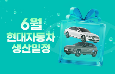 현대자동차 6월 생산일정